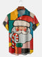 Men's Christmas Funny Graphic Short Sleeve Hawaiian Shirt